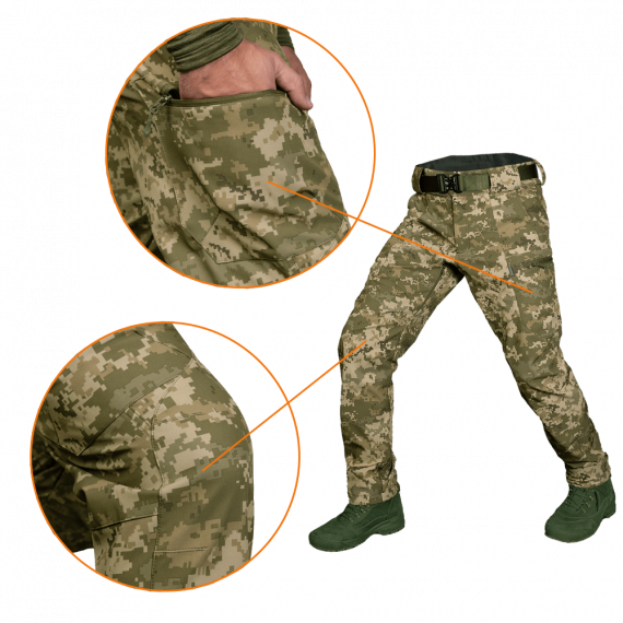 Фото Штани SoftShell Vent Піксель