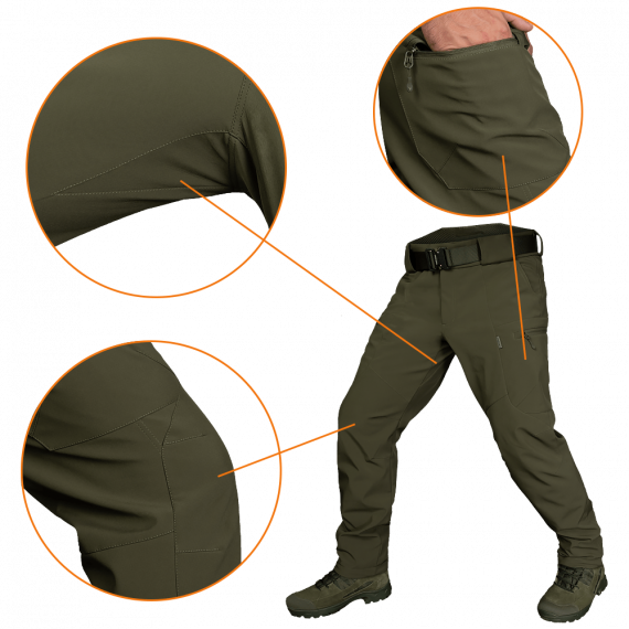Фото Штани SoftShell Mesh Олива