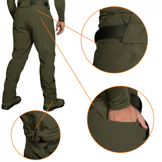 Фото Штани SoftShell Mesh Олива
