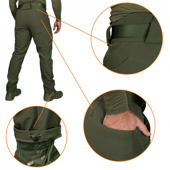 Фото Штани SoftShell Vent Олива