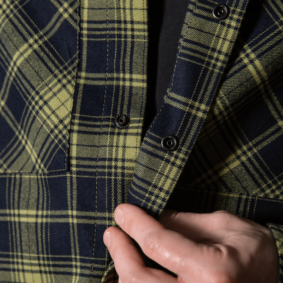 Фото Сорочка “Буревій” (Logo Orange) Lime Green/Navy