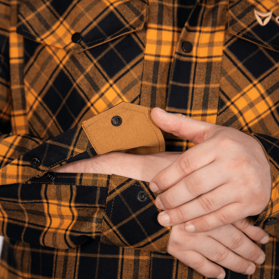 Фото Сорочка “Буревій” Orange/Black