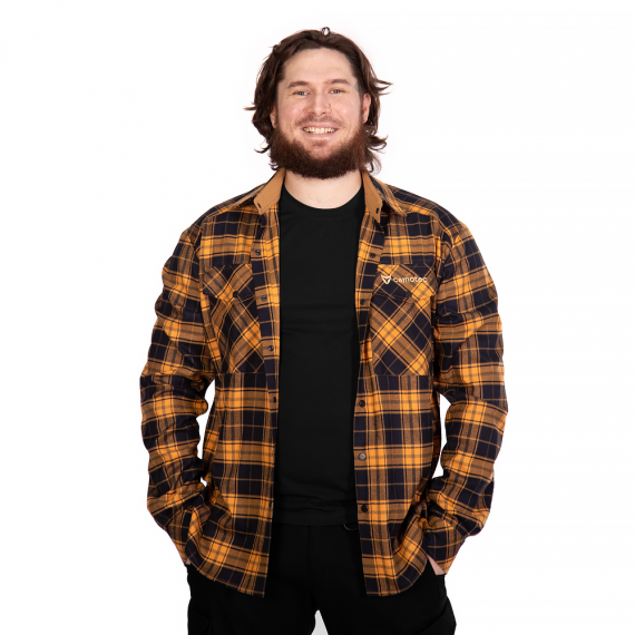 Фото Сорочка “Буревій” Orange/Black