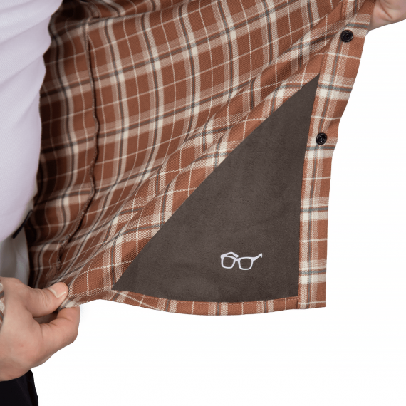 Фото Сорочка “Буревій” Sand/White