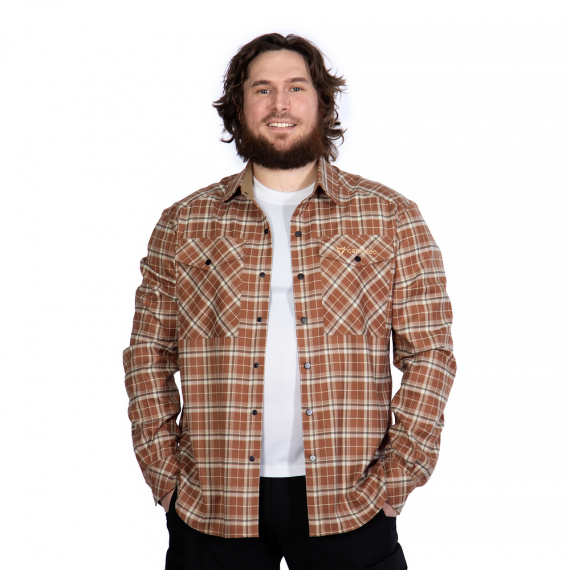 Фото Сорочка “Буревій” Sand/White