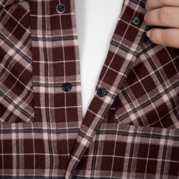 Фото Сорочка “Буревій” Burgundy Check