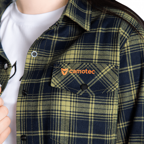 Фото Сорочка Pani  Буревій  (Logo Orange) Lime Green/Navy