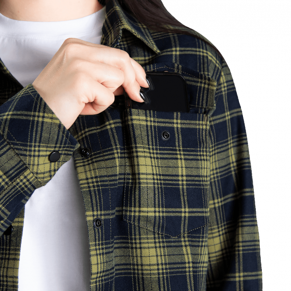 Фото Сорочка Pani  Буревій  (Logo Orange) Lime Green/Navy