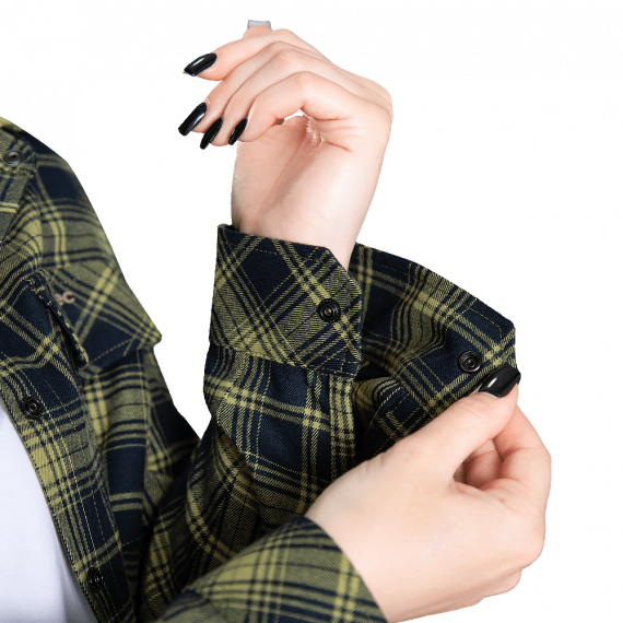 Фото Сорочка Pani  Буревій  (Logo Tan) Lime Green/Navy