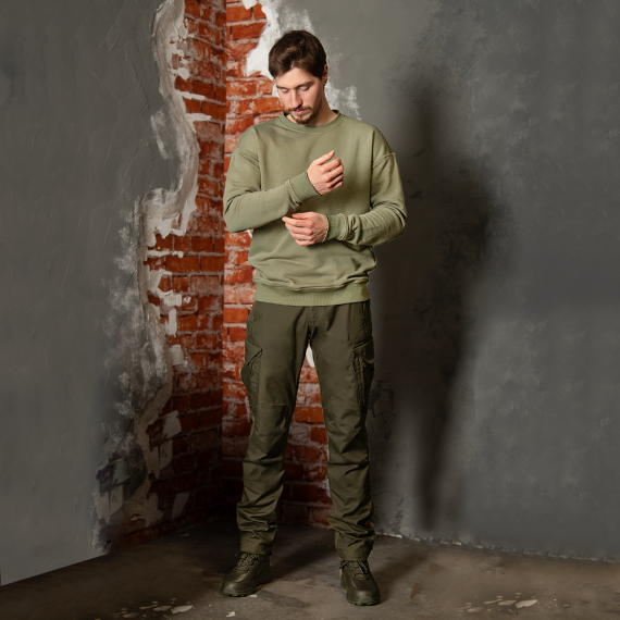Фото Світшот Basic 3.0  Перун  Хакі
