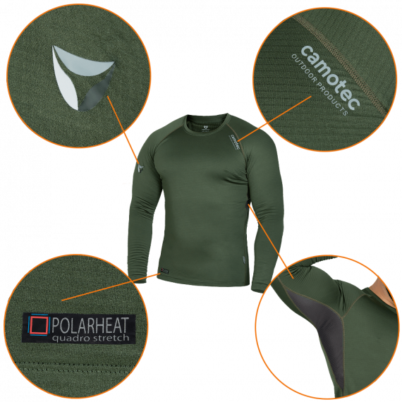 Фото Термобілизна LVL2 Polarheat Quadro Stretch Green