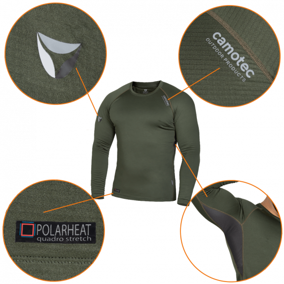 Фото Термобілизна LVL2 Polarheat Quadro Stretch Olive