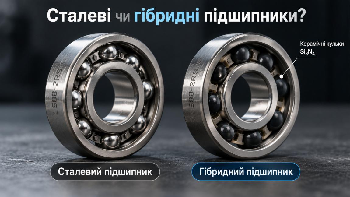 Керамічні vs сталеві підшипники в моторах БПЛА: чи варто переплачувати за гібридні підшипники (Hybrid Ceramic) для дальності та часу польоту