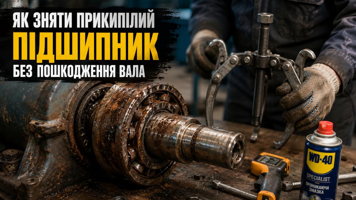 Як зняти підшипник, що прикипів: найкращі способи та інструменти
