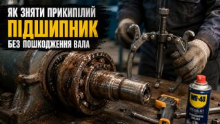 Як зняти підшипник, що прикипів: найкращі способи та інструменти