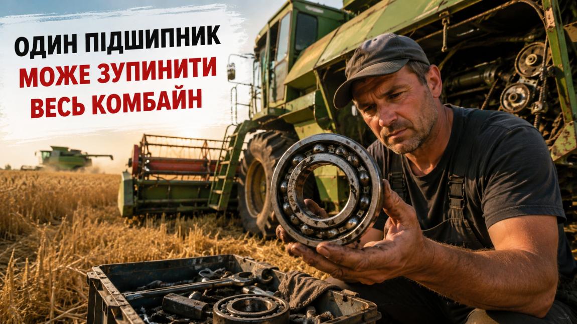 Підшипники комбайнів Нива, Дон, Claas: топ-15 позицій, що ламаються в сезон