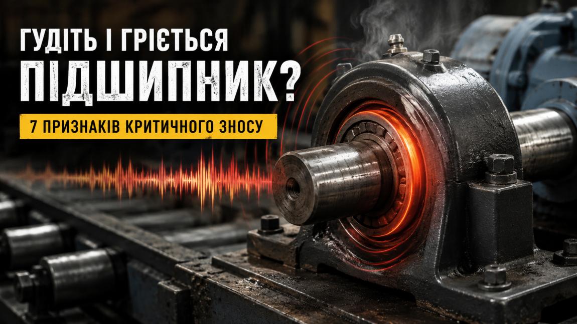 Чому гуде і гріється підшипник? 7 ознак критичного зносу та способи діагностики