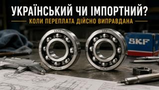 Українські підшипники (Харків, Луцьк) проти імпортних: коли не варто переплачувати