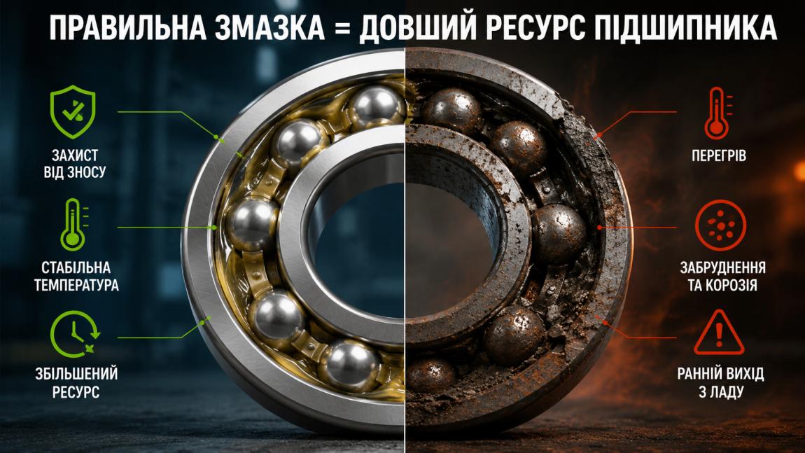Мастило для підшипників: яке вибрати (Літол, ШРУС, ЦИАТИМ) і таблиця температур
