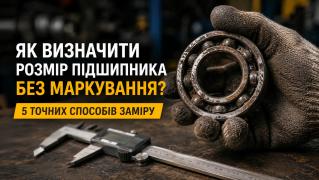 Як дізнатися розмір підшипника без маркування: 5 точних способів заміру