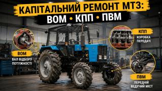 Ремкомплект підшипників на ВОМ, КПП і ПВМ МТЗ: що купити для капітального ремонту