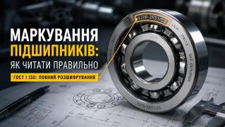 Маркування підшипників: повна розшифровка за ГОСТ та ISO (таблиці 2026)