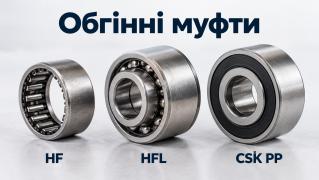 Обгінні муфти та підшипники одностороннього обертання (CSK, UK, ASNU, HF): будова, підбір за крутним моментом та застосування