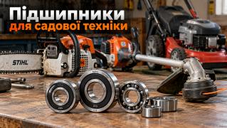 Підшипники для електрокос, газонокосарок та бензопил (Stihl, Husqvarna, Oleo-Mac): добір підшипників колінвала та редуктора