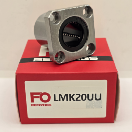 Фланцевий лінійний підшипник LMK20 UU FO Bearings