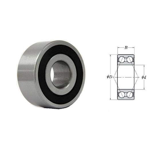 Фото Подшипник 3003 2RS (17x35x14) FO Bearings