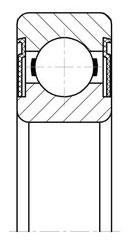 Подшипник 628-2RS (180028) FO Bearings