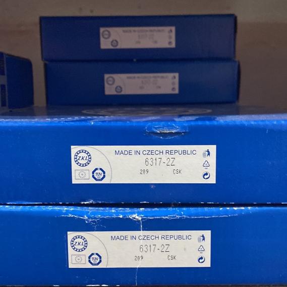 Фото Подшипник 6317-2Z / 80317 (85x180x41) ZKL Чехия