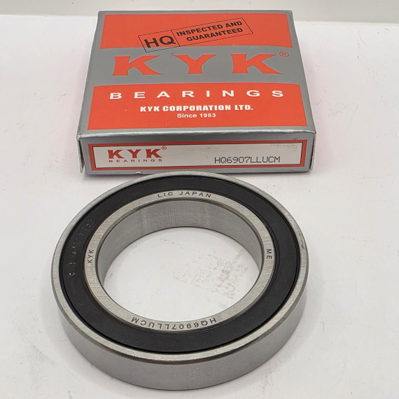 Фото Подшипник 6907 2RS / 1000907 2RS (35x55x10) KYK Japan