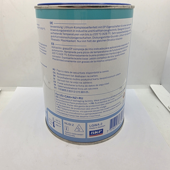 Фото Підшипникове мастило для високих навантажень LGWA 2/1 SKF