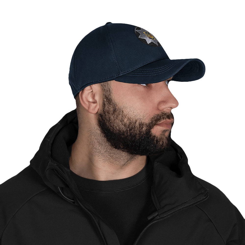 Бейсболка НПУ SoftShell Dark Blue (6543)