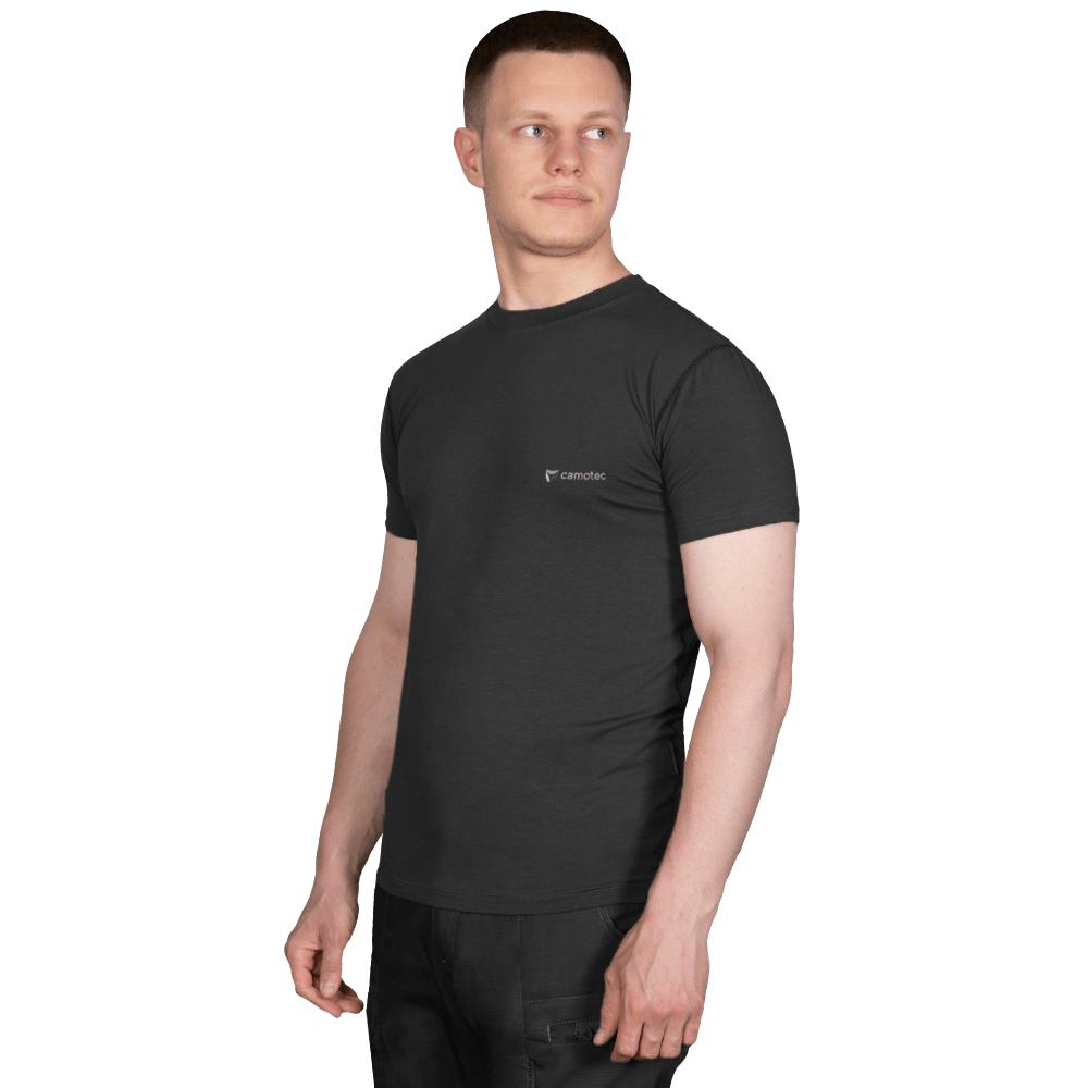 Футболка Modal Logo Чорна (7170), XXXL