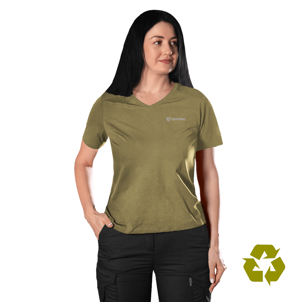 Футболка Pani Totem Logo V-neck Tan (8285), XXL