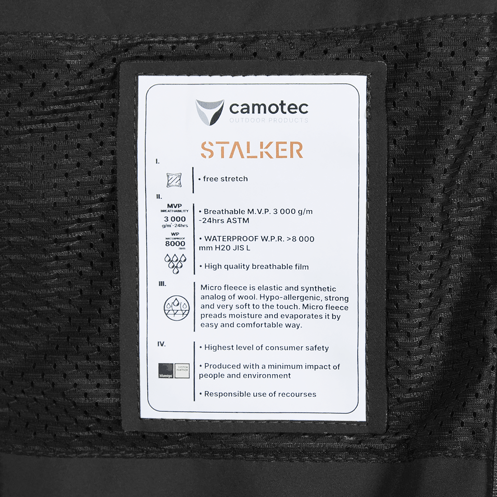 Женская куртка Stalker SoftShell Черная 7442 — 10