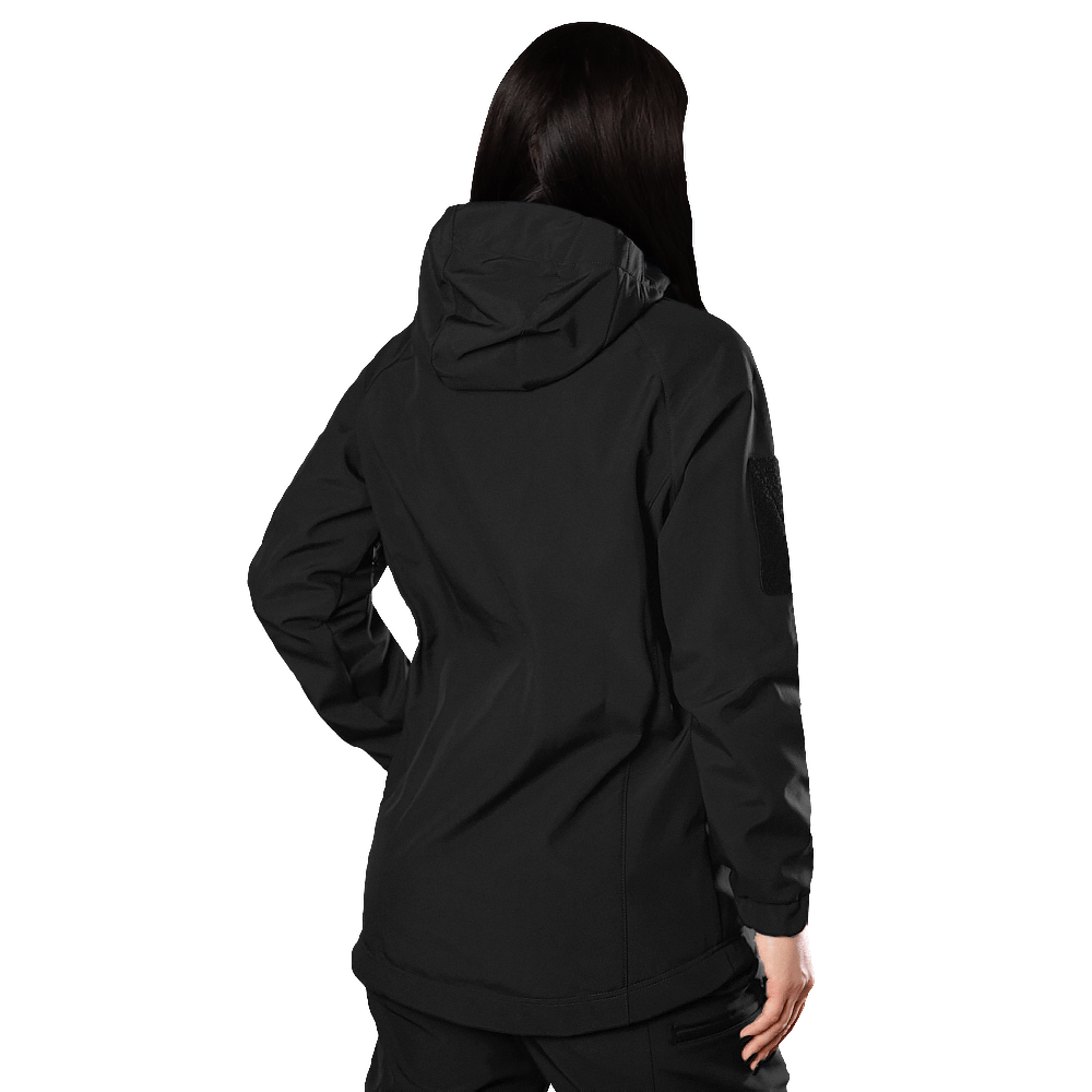 Женская куртка Stalker SoftShell Черная 7442 — 3