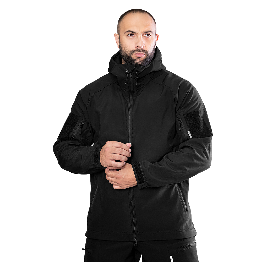 Куртка Stalker SoftShell Чорна (7226), XXL