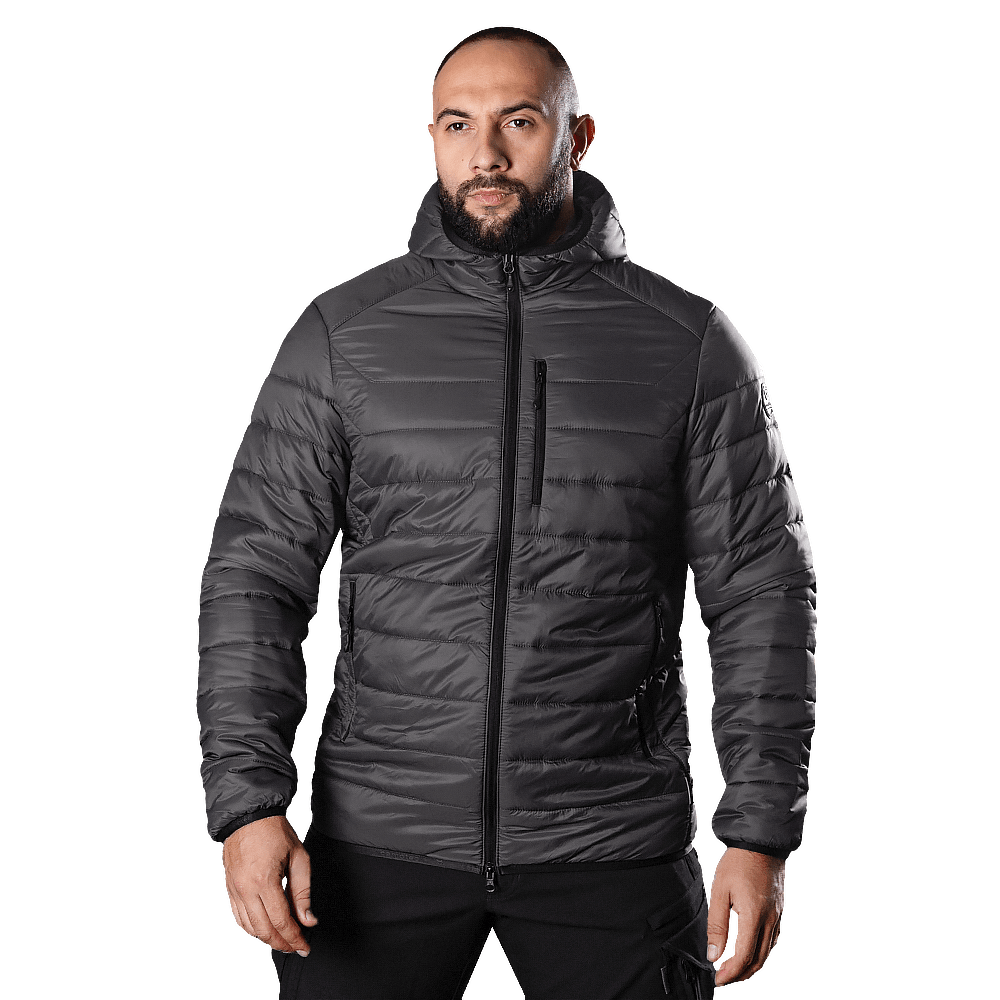 Легкий Пуховик Storm Hood 2.0 Графіт (8394), XXXL
