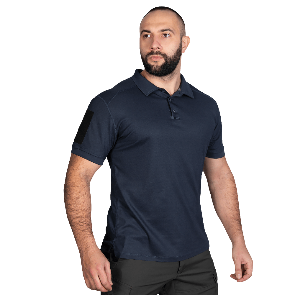Поло Patrol CoolPass Pique LT Темно-синє (7282), XXXXL-Long