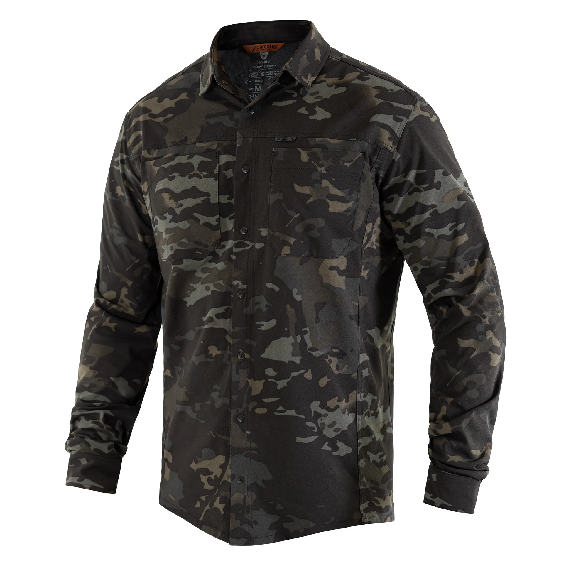 Сорочка Bastion MC Black (9802), S