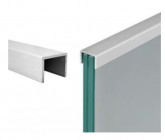 Perfiles en U para vidrio de aluminio