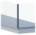 Postes ranura con tapa