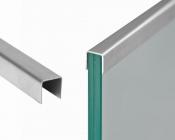 Perfiles en U de acero inoxidable para vidrio