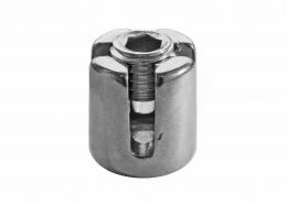 Abrazadera de cruce para línea - fi 4 mm AISI 316