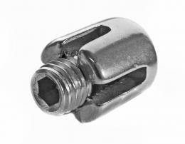 Abrazadera de cruce para línea - fi 4 mm AISI 316