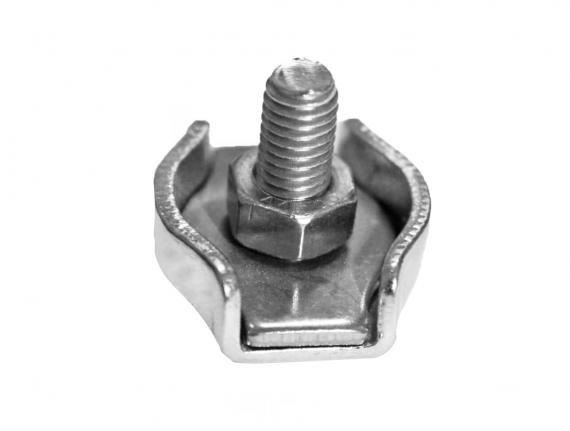 Foto Abrazadera simple M5, AISI 316, SATINADO