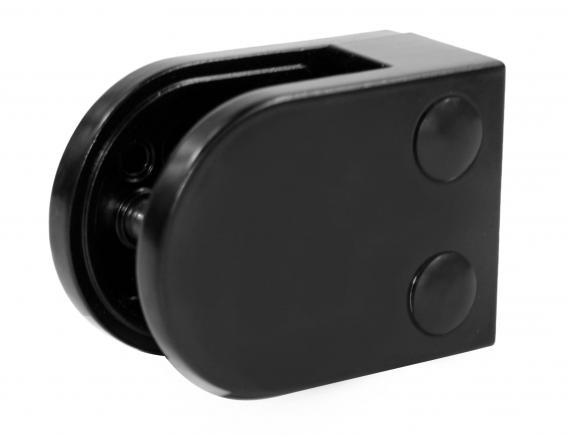 Foto Abrazaderas para vidrio 45x63mm para superficies planas, ZAMAK, RAL 9005 (6-12,76mm)